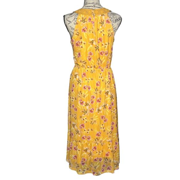 Daniel Rainn SMALL Mezzie Halter Neck Dress - Stitch Fix Sleeveless Blouson Midi - Picture 3 of 12